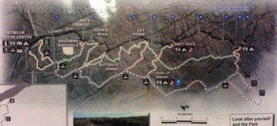 Plan des Katherine gorges dans le parc national Nitmiluk